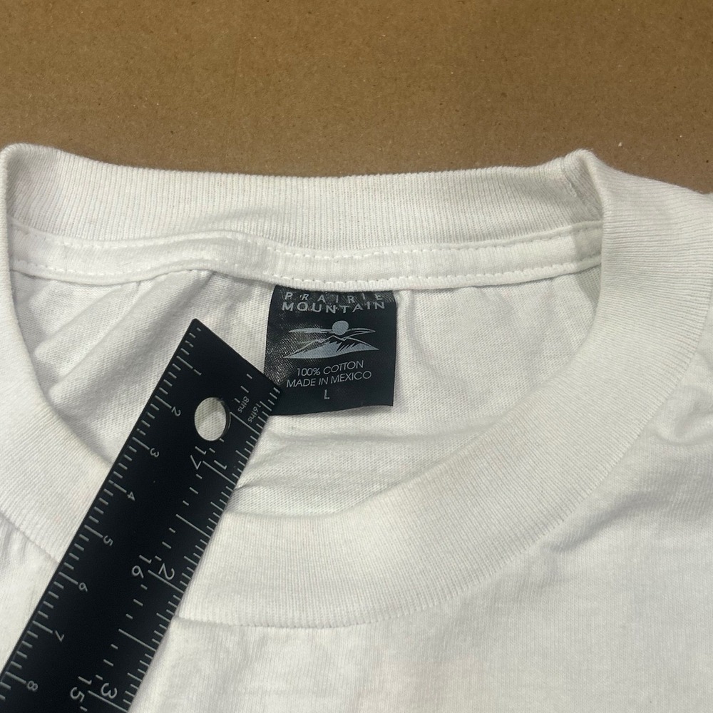 Prairie Mountain White Colorado Rocky Mountains Long Sleeve Shirt Mens Large - Picture 8 of 10